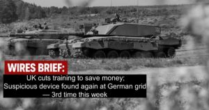 Wires Brief: UK cuts training to save money; Suspicious device found again at German grid — 3rd time this week